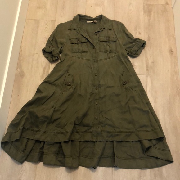 Anthropologie Dresses & Skirts - Olive green holding horses dress by Anthropologie